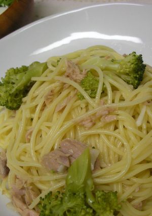 ブロッコリーとツナのあっさりパスタ♪-レシピのメイン写真