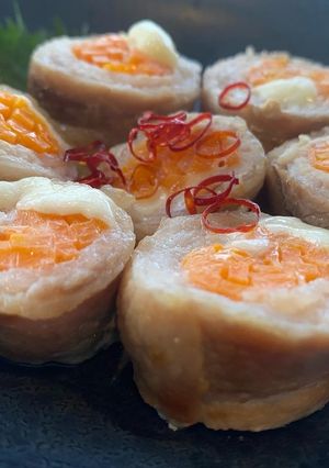 にんじんとチーズの肉巻き-レシピのメイン写真