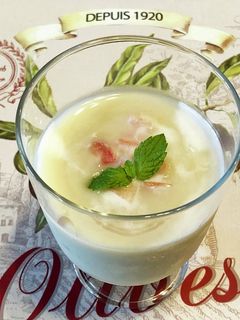 桃の冷製スープ-レシピのメイン写真