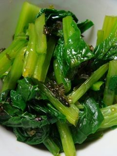青菜の地のり和え-レシピのメイン写真