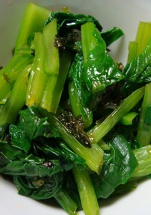 青菜の地のり和え-レシピのメイン写真