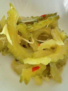 ニンニク香るゴーヤの甘酢漬け-レシピのメイン写真