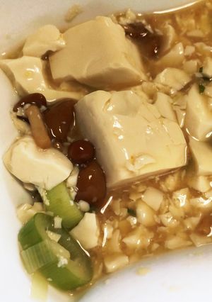 とうふとねぎのなめこあん-レシピのメイン写真