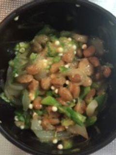 イカとオクラの納豆和え-レシピのメイン写真
