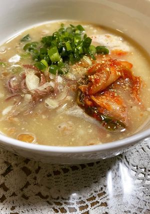 もち麦入り納豆とキムチの冷や汁-レシピのメイン写真