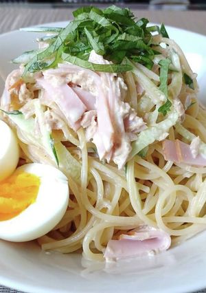 超簡単！冷製クリームツナパスタ！！-レシピのメイン写真