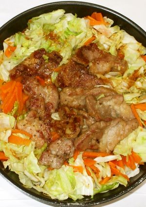 豚肉ちゃんちゃん焼き♪簡単夏の食養生-レシピのメイン写真
