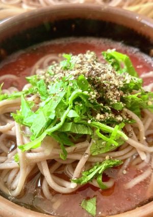 さっぱりおいしい！トマトざるそば-レシピのメイン写真