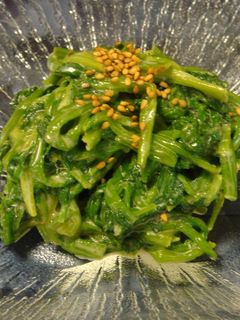 大好き♪せりの胡麻和え♪-レシピのメイン写真