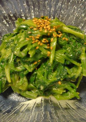 大好き♪せりの胡麻和え♪-レシピのメイン写真
