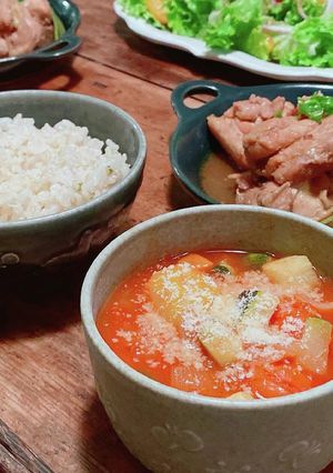 簡単ミネストローネ♪-レシピのメイン写真