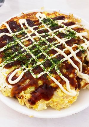 キャベツとたまごだけのお好み焼き-レシピのメイン写真