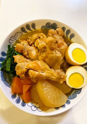 手羽元と大根のさっぱり煮（すっぱ煮）-レシピのメイン写真