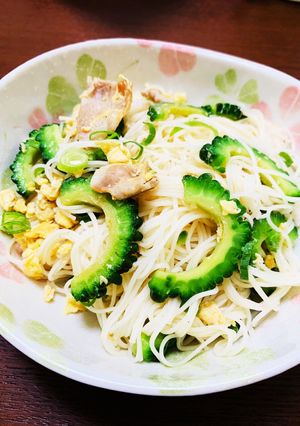 香味ペーストでゴーヤソーメンチャンプルー-レシピのメイン写真