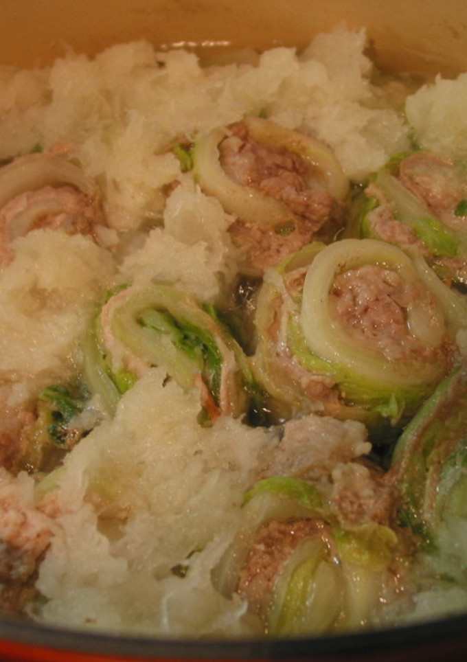 白菜と豚肉のみぞれ煮-レシピのメイン写真