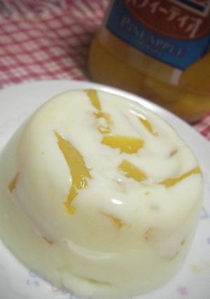 ❤簡単❤とろ~り♬♫フルーツ牛乳寒天-レシピのメイン写真