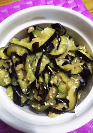 あっさり味♪塩もみナスの生姜醤油和え-レシピのメイン写真