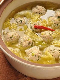 白菜の肉だんご鍋-レシピのメイン写真