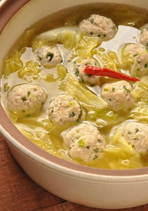 白菜の肉だんご鍋-レシピのメイン写真