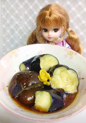 リカちゃん♡茄子の中華風びたし+からし-レシピのメイン写真