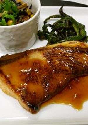 ぶりの梅はちみつ照り焼き★-レシピのメイン写真