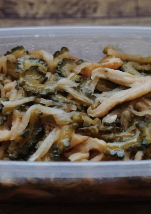 ゴーヤと切り干し大根の煮物-レシピのメイン写真