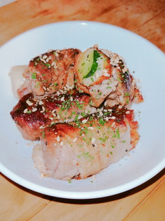 豚バラちくわキュウリ巻き生姜焼き！-レシピのメイン写真