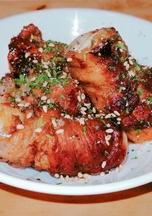 豚バラちくわチーズ巻き生姜焼き！-レシピのメイン写真