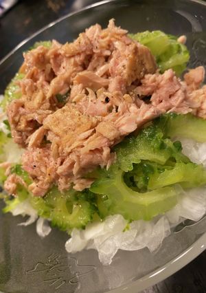 農家のレシピ☆ゴーヤのオニオンサラダ-レシピのメイン写真