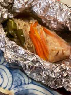 ゆかりのイブクロ サーモンのホイル焼き-レシピのメイン写真