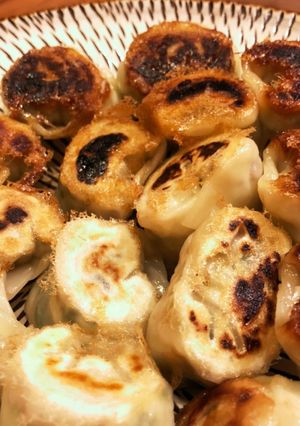 鶏肉でアッサリ！小ネギのまん丸餃子-レシピのメイン写真
