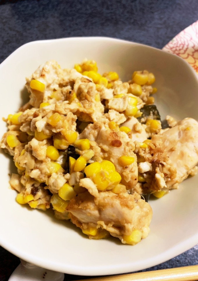 ささみとナスと豆腐の味噌炒め-レシピのメイン写真