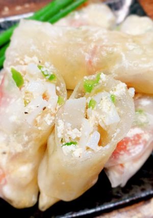 やげん軟骨とトマトの生春巻き-レシピのメイン写真