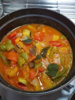 20cmストウブで ラタトゥイユ-レシピのメイン写真