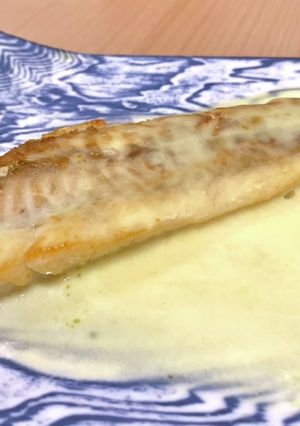 ケト 魚 (ほうぼう) クリームソース-レシピのメイン写真