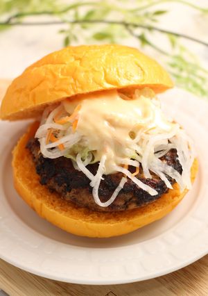 簡単！びっくりドンキー風バーグサンド-レシピのメイン写真