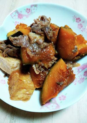 ✫炊飯器DEかぼちゃ厚揚げトロっと豚煮✫-レシピのメイン写真