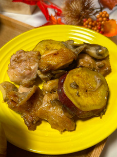 鶏肉とさつまいものバター炒め-レシピのメイン写真