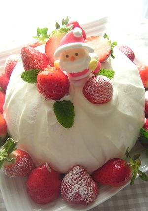 クリスマス☆苺の丘のケーキ-レシピのメイン写真
