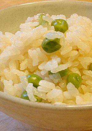 グリーンピースごはん-レシピのメイン写真
