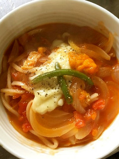 和風トマト和えうどん-レシピのメイン写真