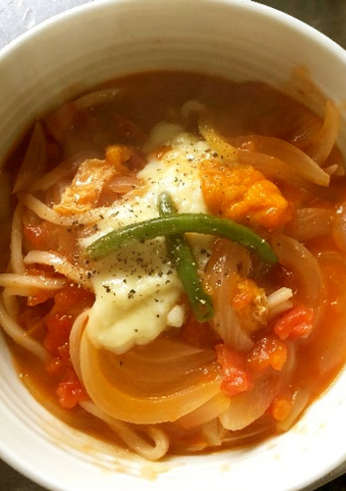 和風トマト和えうどん-レシピのメイン写真