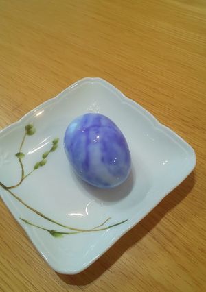 バタフライピーを使った大理石卵-レシピのメイン写真