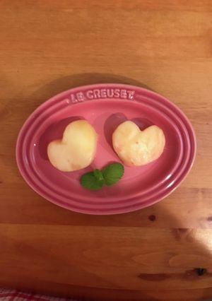 桃の型抜き-レシピのメイン写真