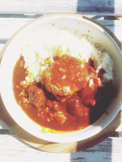 ハンバーグカレー-レシピのメイン写真