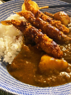 夏野菜エビフライカリー-レシピのメイン写真
