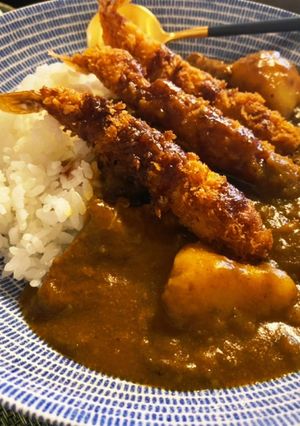 夏野菜エビフライカリー-レシピのメイン写真