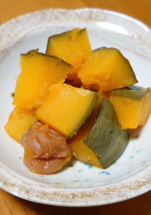 わかやま流！カボチャの梅煮-レシピのメイン写真