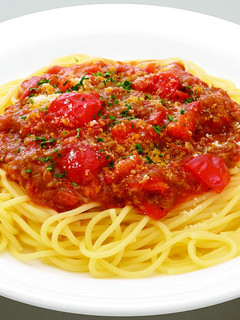 簡単トマトミートソース生スパゲティ-レシピのメイン写真