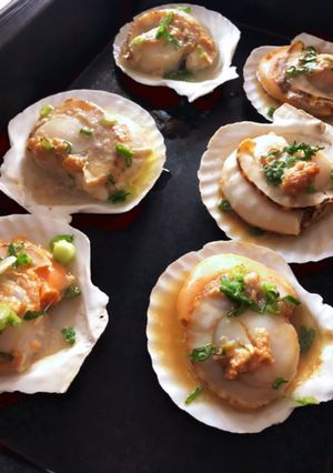 BBQ☆帆立ガリバタ醤油焼き-レシピのメイン写真